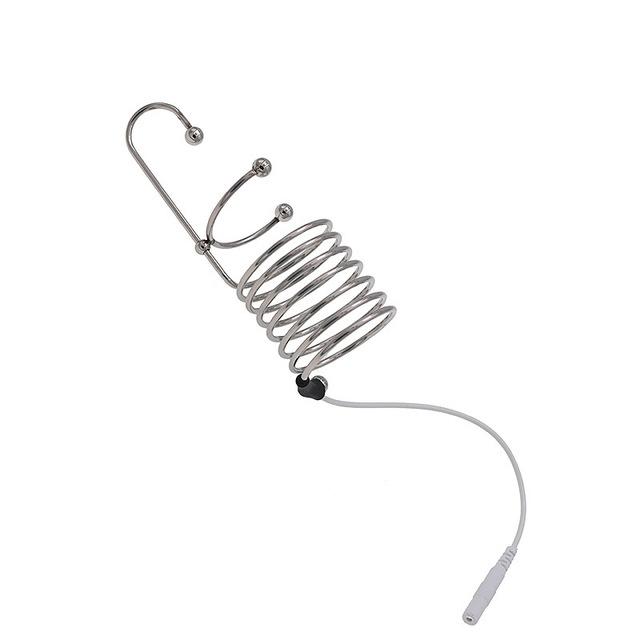 БДСМ Электрический Шок Анальная Пробка Пенис Пробка Электросекс Кольца E-стим Стимулятор Ануса Клетка Целомудрия Мастурбация Секс-Инструменты Для Мужчин