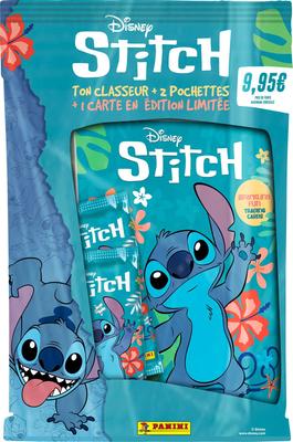 Стартовый набор коллекции - PANINI - STITCH TC - 1 папка + 2 кармана - 12 карт + 1 EL-карта