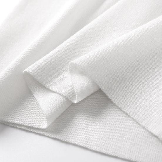 Women Sweater Half High Collar Half Sleeve Knitting Tops Solid Color Slim Fit Sweater Tops Commuting Street Wear