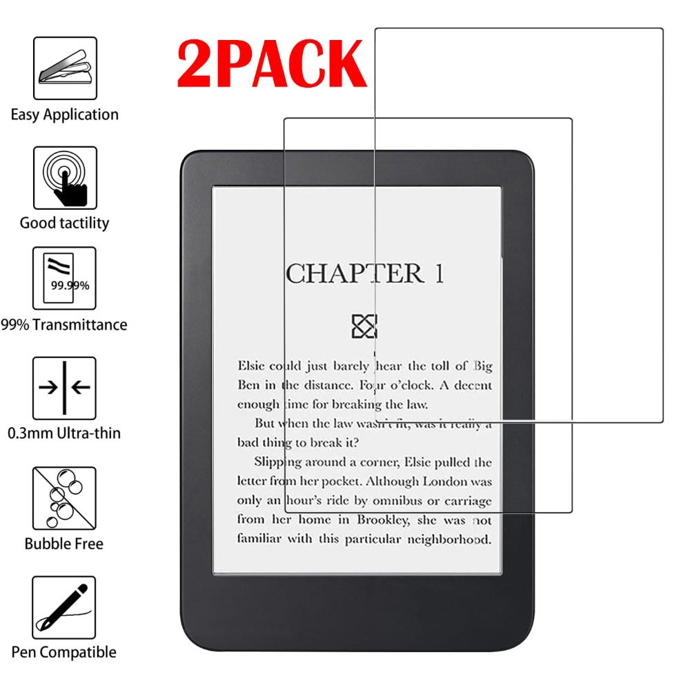 2 Pack 6/7/10.3 inch Screen Protector for KOBO Clara 2E Libra Colour BW 2024 e-Reader