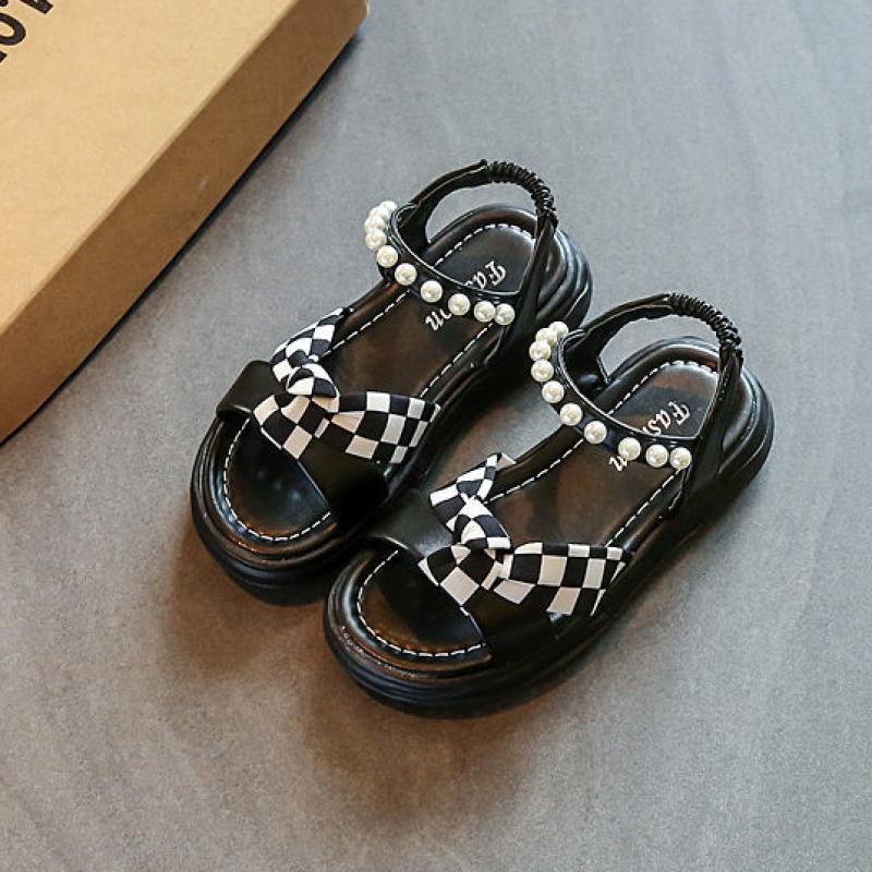 2023 Summer New Girls' Sandals Children's Soft Bottom Princess Sandals Children's Casual Beach Shoes