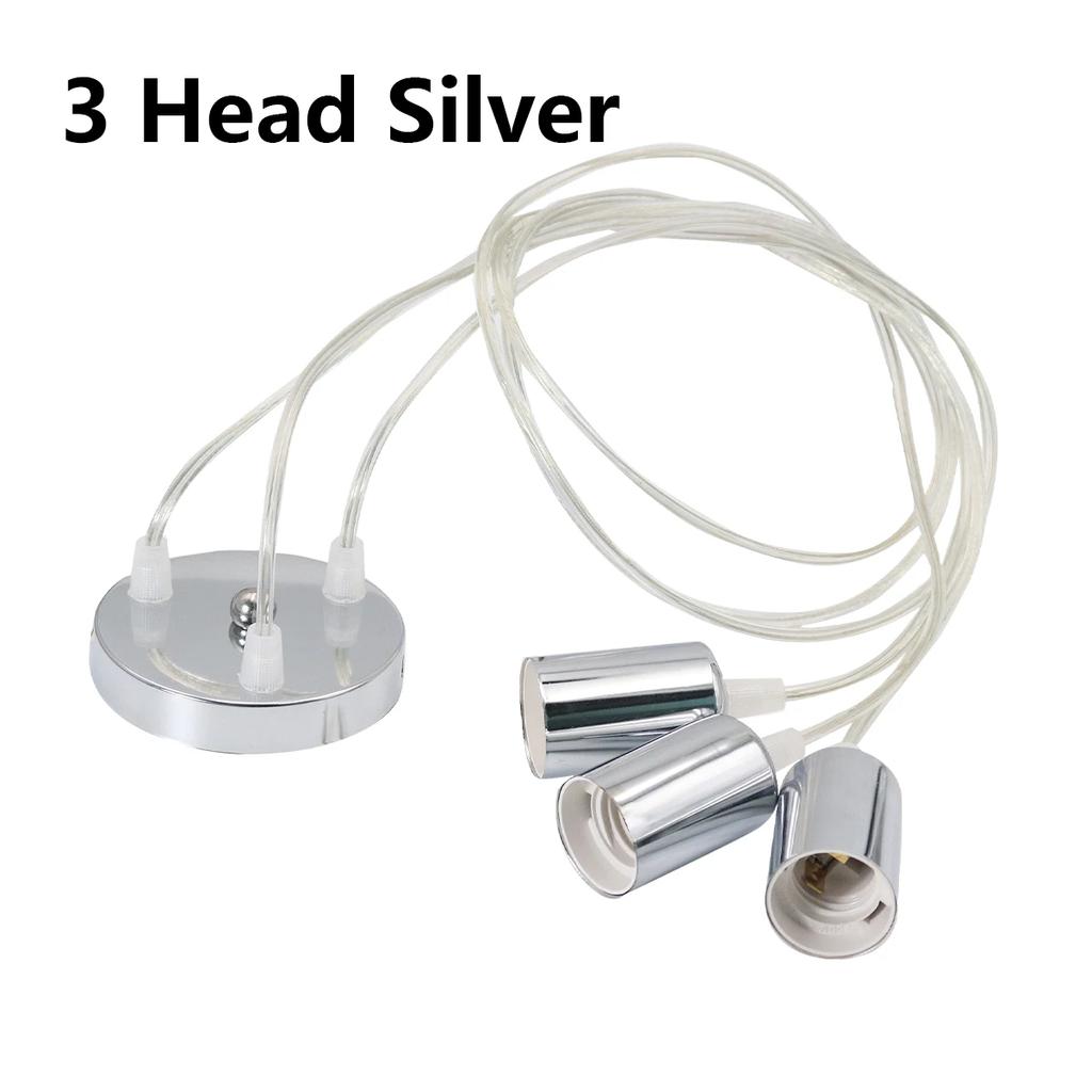 Простой трехрожковый подвесной светильник, Современный ресторан, Барная стойка, Гостиная, Спальня, Балкон, E27 Подвесной линейный светильник