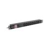 Стоечная PDU Lanberg - PDU-08I-0200-C20-Bk - 1U 16A 8x IEC C13