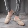 38-48 Men Casual Shoes Moccasins Genuine Leather Fashion Suede Elegant Comfortable Plus Size Breathable Brand Loafers Men