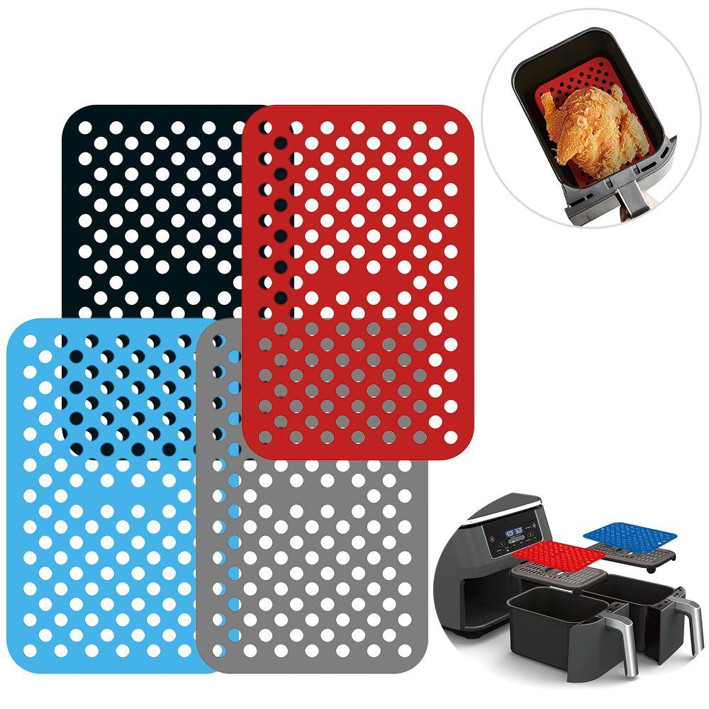 Oven Rectangle Kitchen For Ninja DZ201 Foodi Reusable Air Fryer Mat Silicone Liners