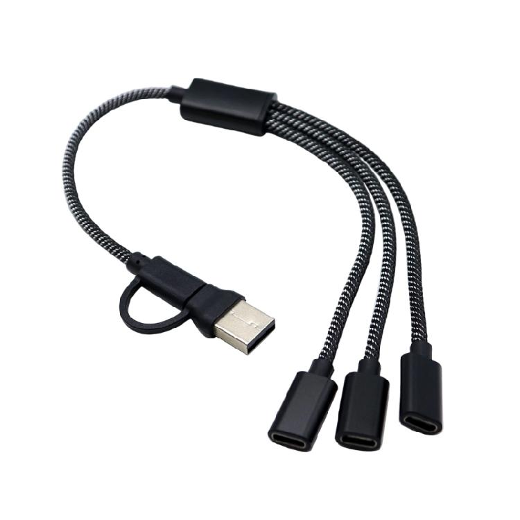USB + Type C к OTG Многопортовые хабы Кабель-разветвитель для планшета, мыши, клавиатур, USB Type C адаптеры, конвертеры