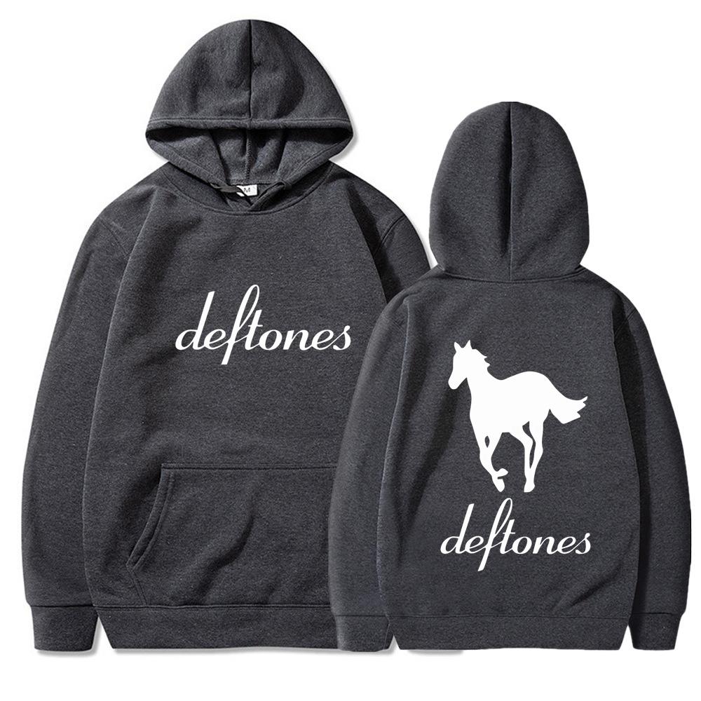Толстовки с капюшоном Мужская мода Длинный рукав Deftones Дизайн бренда Толстовки Толстовки Женские повседневные Harajuku Streetwear Пуловеры Sudaderas