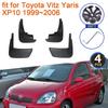 Брызговики Для Toyota Vitz Yaris Echo XP10 10 1999~2006 Автомобильные Брызговики Защита Крыльев Аксессуары от Грязи 2005 2004 2003 2000 2001