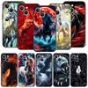 Чехол для телефона Cover для iPhone 17 Pro Max 16 15 14 13 12 11 Pro Max Plus 17AIR Ударопрочный Мягкий ТПУ Корпус Лошадь Животное Fundas Capas