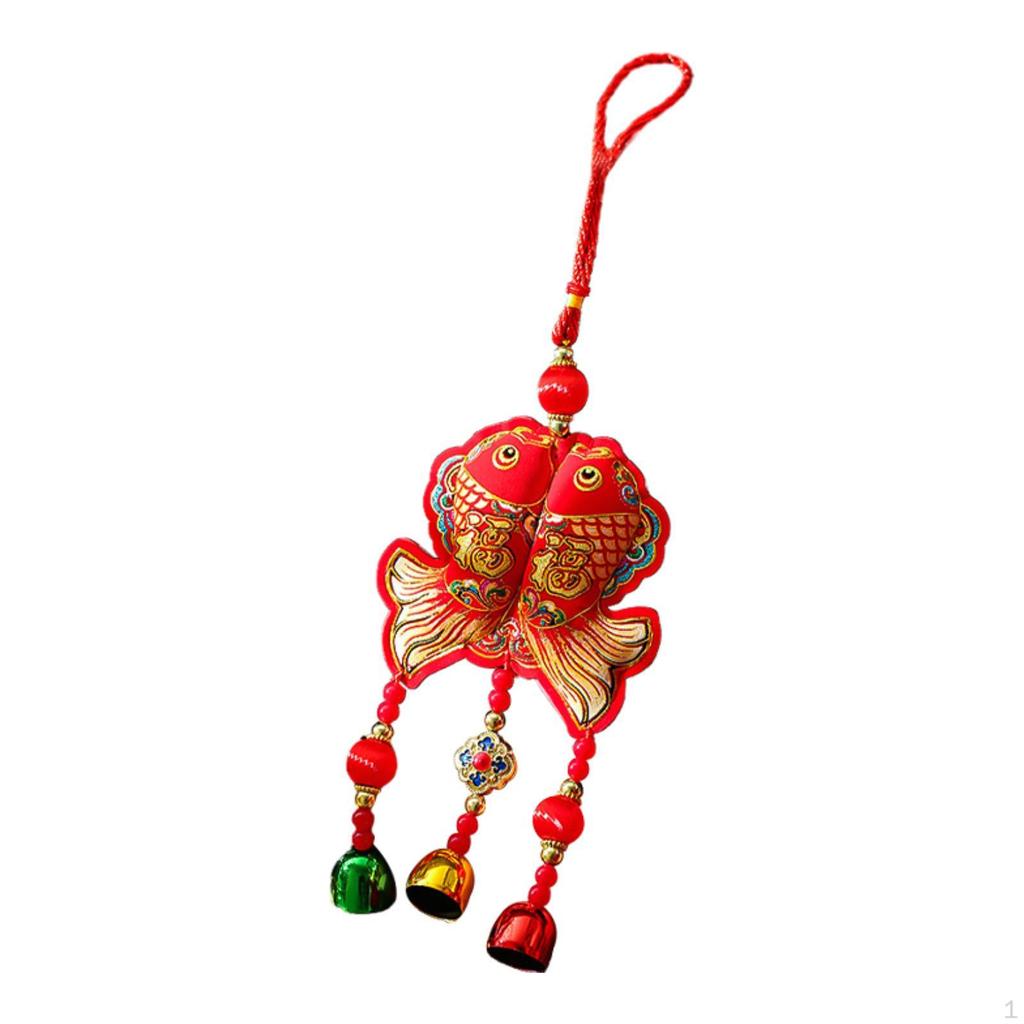 Китайский декор на год в виде колокольчика ветра фэншуй талисман благословение подвесное украшение весенний фестиваль