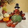 Elegant Turkey Sculpture for Thanksgiving Home Decor