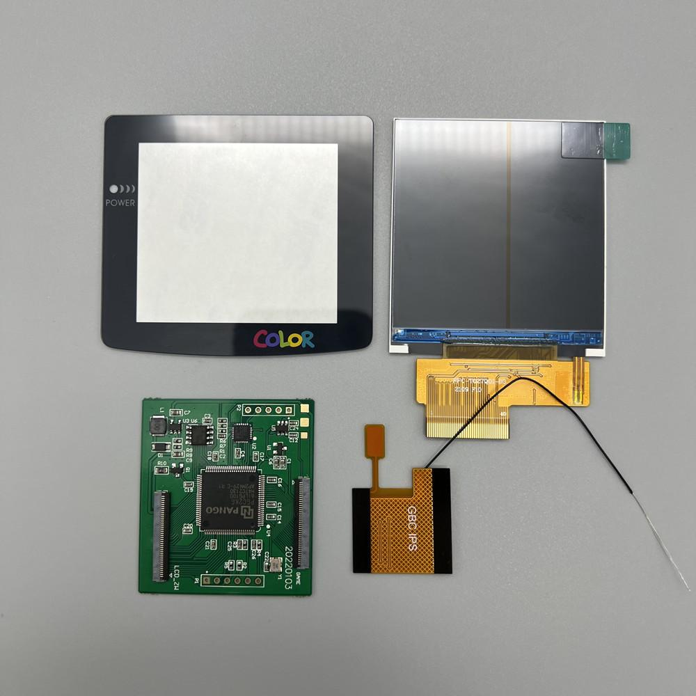 Высокояркостный ЖК-экран IPS 2,6 дюйма подходит для Nintendo Gameboy Color IPS GBC lcd. Поддерживает отображение пикселей.