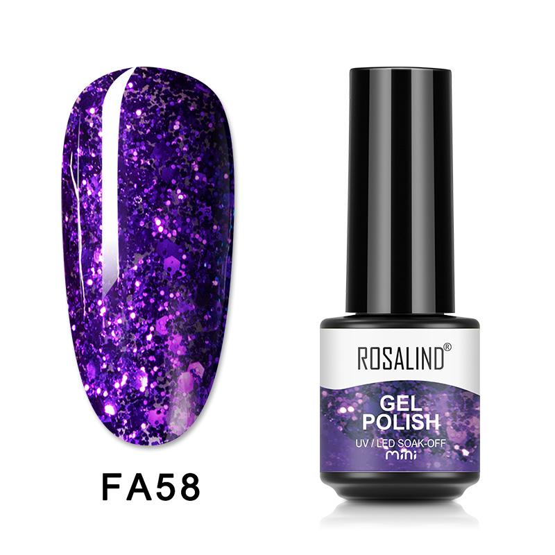 ROSALIND Soak Off УФ-гель-лак для ногтей Лак-гель-лак для ногтей