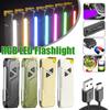 RGB светодиодный фонарик перезаряжаемый фонарик магнитный рабочий свет с боковым светом вспышка для улицы чрезвычайных ситуаций кемпинга