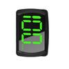 Цифровой GPS-спидометр Автомобильный HUD Проекционный дисплей MPH Gau Dual Chips Sunshine Hood