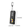 2Pcs/Set Mini LED Keychain Flashlight USB Rechargeable Work Light Waterproof Portable Torch For Camping Pocket Lamp