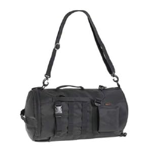 FISHBOMB Fishing Backpack, 2-Way Bag, Emergency Rod Holder, Black