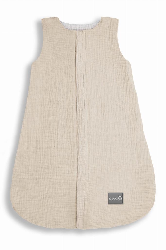 Двусторонний муслиновый спальный мешок Xxs (0-4 месяца) песок