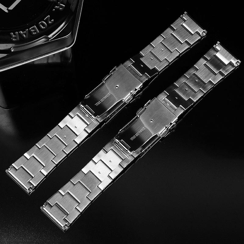 22 мм Цельный ремешок для часов из нержавеющей стали для SEIKO SRPC63J1 SNE498 SNE533 Ремешок для часов с инструментами SNE537 SNE518 Металлический браслет