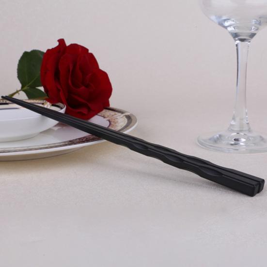 10 пар японских палочек для еды, многоразовые нескользящие палочки из сплава для сервировки еды, кухонные аксессуары