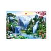 Mountain and Spring Vegetation Puzzle AL3013, Mixed Colors, 1000 Pieces Jigsaw Puzzle, Childrens Games, Educational Toys