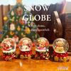 Christmas Snow Globe Snowman Christmas Home Mini Delivery 100 Yen Figurine, Snow, Ornament, Decor, Gift, Size, 6.5cm, XMS001-A,