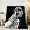 Wolf Pack Wilderness Blanket Flannel Blanket Throw Blanket Sofa Cover Blanket Soft Premium Blanket Picnic Blanket Tv Blanket Gifts