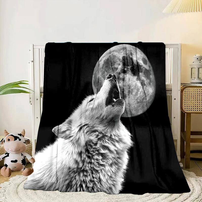 Wolf Pack Wilderness Blanket Flannel Blanket Throw Blanket Sofa Cover Blanket Soft Premium Blanket Picnic Blanket Tv Blanket Gifts