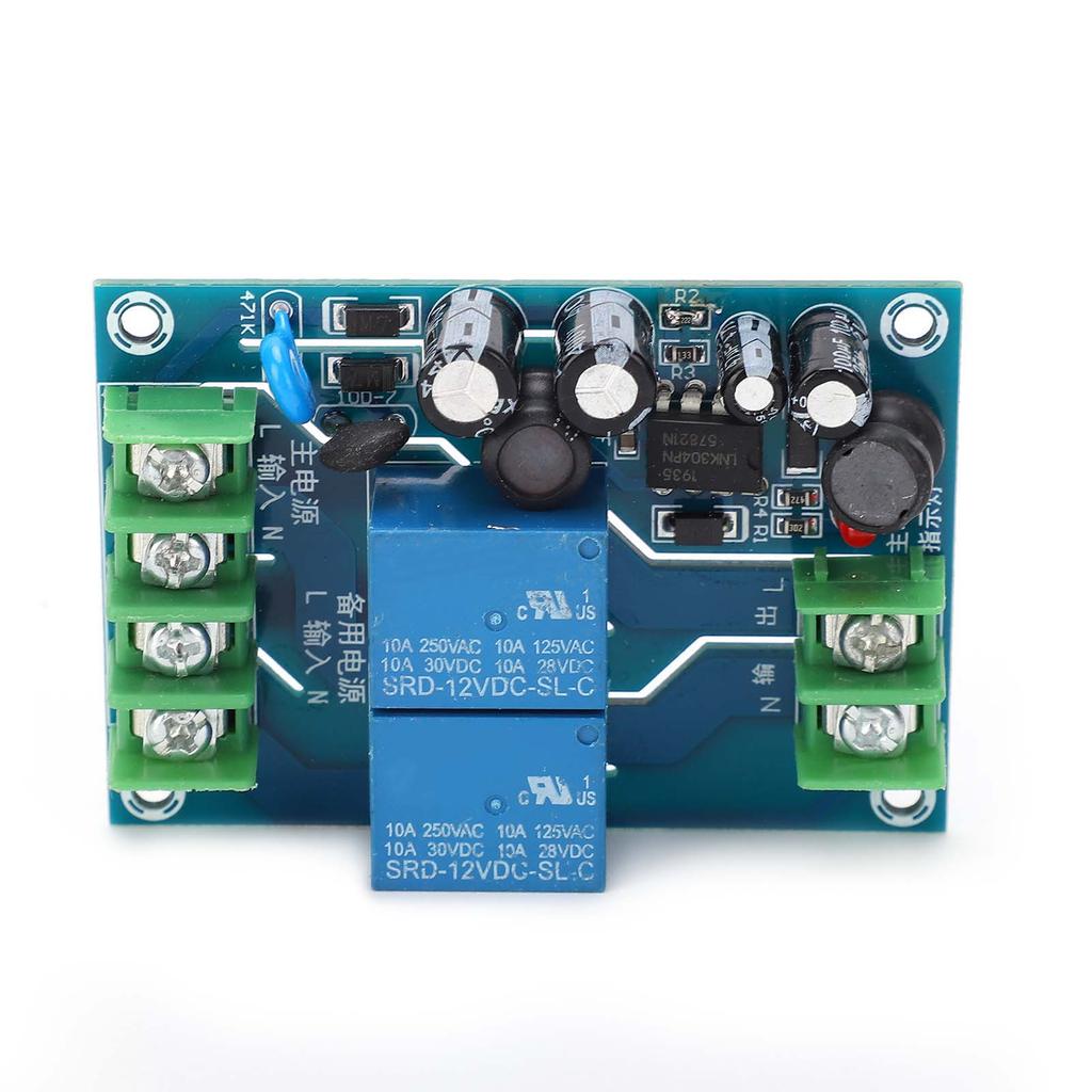 Модуль автоматического переключения мощности переменного тока, 2 канала, 2 входа, 1 выход для ноутбуков, 10 А AC85V-240V YX-Q01