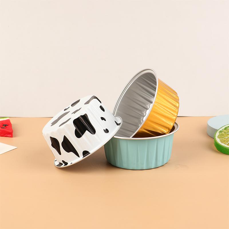 10 шт. многоразовых круглых формочек из алюминиевой фольги для пудинга, тортов, инструментов для выпечки