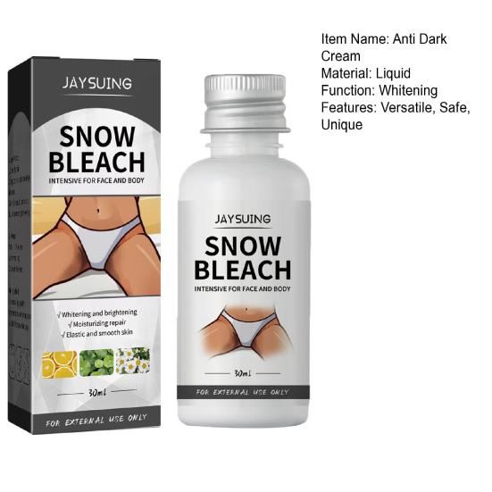 30ML Slow Bleach Cream Axillary Thighs Black Frost Cream Rejuvenate Lighten Skin Reduce Dark Spots Women Supply