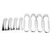 4PCS Chrome Door Handle Cover Anti Scratch Car Left Right Side Handle Cap Replacement for Dodge RAM