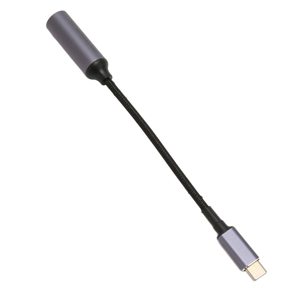 DC3.0mmx1.1mm Female Input to Type C Male Power Charging Cable Support Up to 100W Power PD Charge Cable