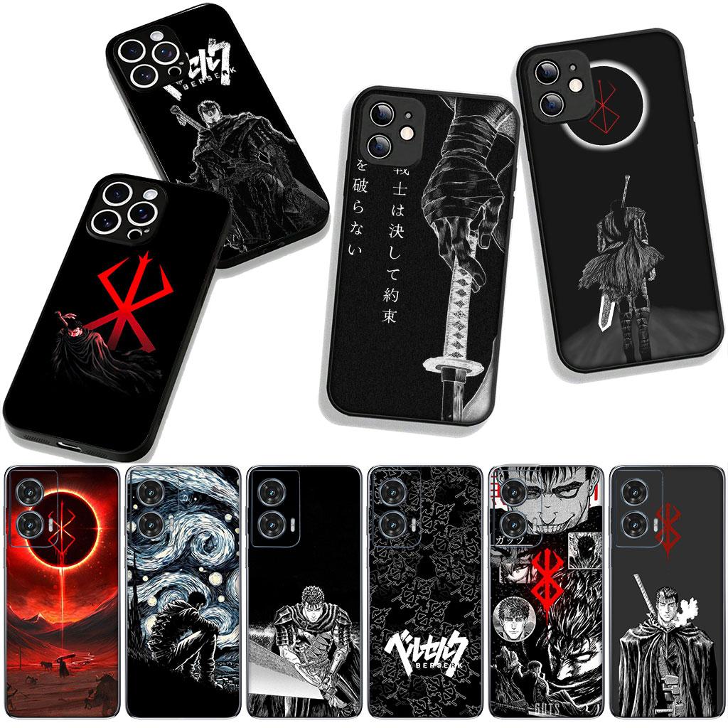 Чехол Berserks Anime Guts для Motorola Moto G54 G05 G24 G45 G55 G75 G9 G85 G15 G57 G86 Power Edge 50 30 Ultra Fusion neo Pro