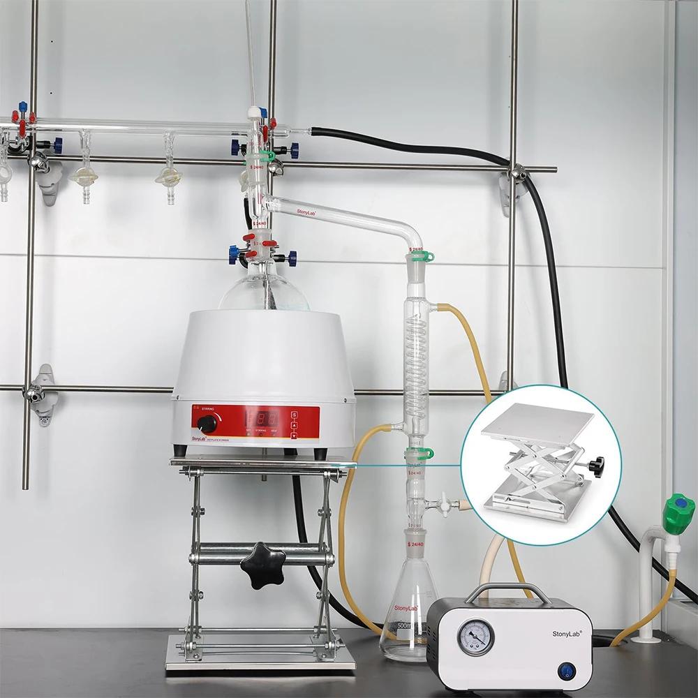 Лабораторный ножничный подъемник из нержавеющей стали, лабораторная опорная платформа, подъемный столик, платформа с регулируемой высотой, столярные инструменты