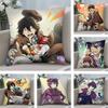 Подушка Bungo Stray Dog Эдогава Рампо Чехол Плюшевая Ткань Мягкая Наволочка Двусторонняя Печать Чехол для Подушки Бытовые Подарки