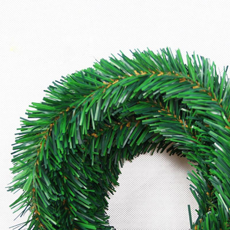 5,5 м искусственная зеленая сосновая игла из ротанга, рождественская гирлянда, декор, искусственная гирлянда из растений для дома, рождественские елочные украшения, новогодний декор