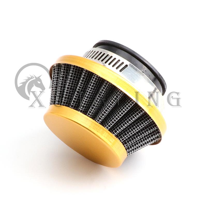 Pocket Bike Air Filter with Connector for 47cc 49cc 2stroke engine carb carburetor Mini Quad ATV Dirt Bike MiniMoto Go Kart Quad Air Filters 7