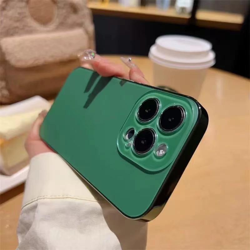 For IPhone 16 ProMaxAG Frosted Phone Case for Apple 14 Electroplated Original Color 15 Anti Drop Explosive Model