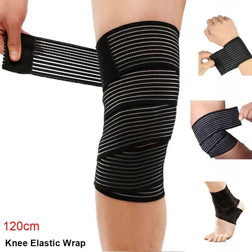 1Pcs High Elasticity Knee Brace Support Wrap Adjustable Bracer Wristband  for Outdoor Activity