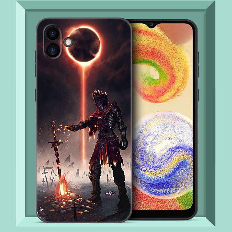 Игровой чехол для телефона Dark Souls из черного силикона для Samsung Galaxy A01 A03 Core A04 E A02 A05 A10 A20 A21 A30 A50 S A6 A8 Plus A7 2018