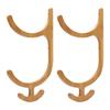2 Tires Mat Holder 4 Hooks Wall Mounted Mat Storage Rack Accessories Storage for Home Fitness