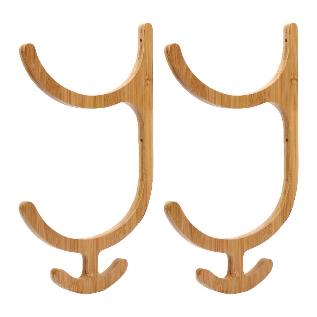 2 Tires Mat Holder 4 Hooks Wall Mounted Mat Storage Rack Accessories Storage for Home Fitness