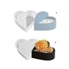 Creative Heart Shaped Silicone Mold Candle Cups and Planter Making Mould Epoxy Resin Candle Holder Decoration Mould