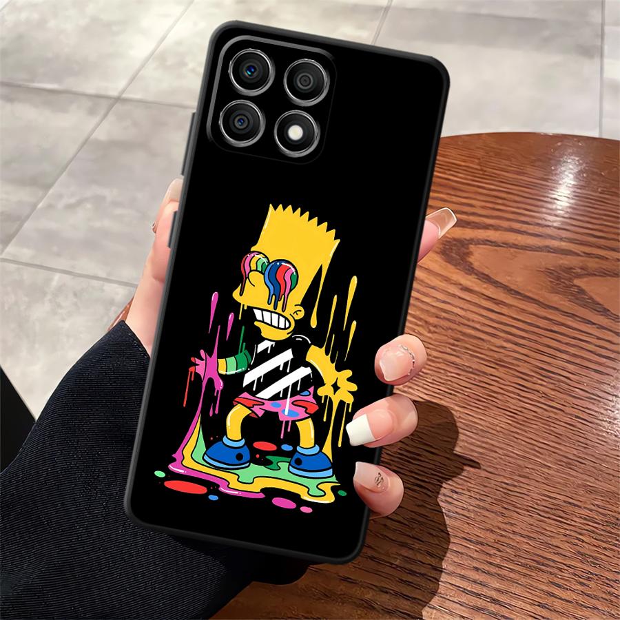 Мультяшный чехол S-simpsons для Honor X9 X7a X9a 90 Lite 70 X8 X9c 8X Funda Чехол для телефона
