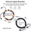 2Pcs/Set Natural Stone Beads Yoga Bracelet For Lovers Distance Magnet Couple Bracelets Friendship Jewelry