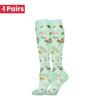 1 пара 58 стилейНовые носки с компрессией с цветами и животными для леггинсов Дышащие для бега Давление Футбол Взрослые носки Компрессионные носки