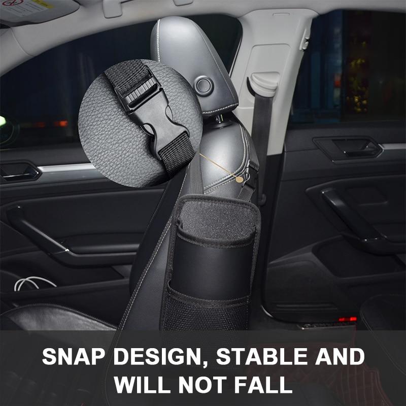 SEAMETAL Сумка для хранения сбоку автокресла, органайзер для боковой части сиденья, подстаканник для воды, аксессуары