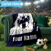 Custom Name Monterrey Team Spirit In Action Flannel Blanket, Use for Birthday/Holiday Gift, Soft Blanket for Sofa/Bed/Camping/Office, Home Decor