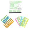Circles Templates Measuring Circles Ruler Circles Stencil Geometry Ruler Office School Supplies for Building Drawing